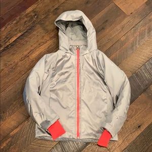 Spyder silver ski jacket